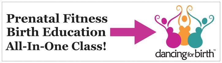 "Prenatal Fitness Birth Education All in One" Bumper Sticker