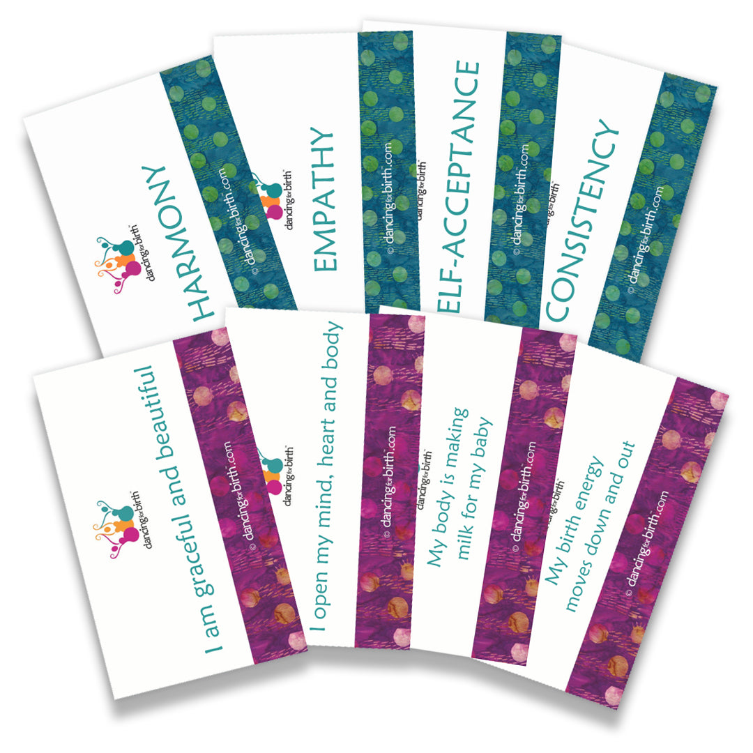 Dancing For Birth™ Inspiration & Affirmation Cards Set
