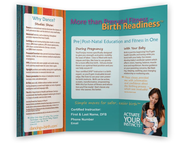 Dancing For Birth™ Brochure
