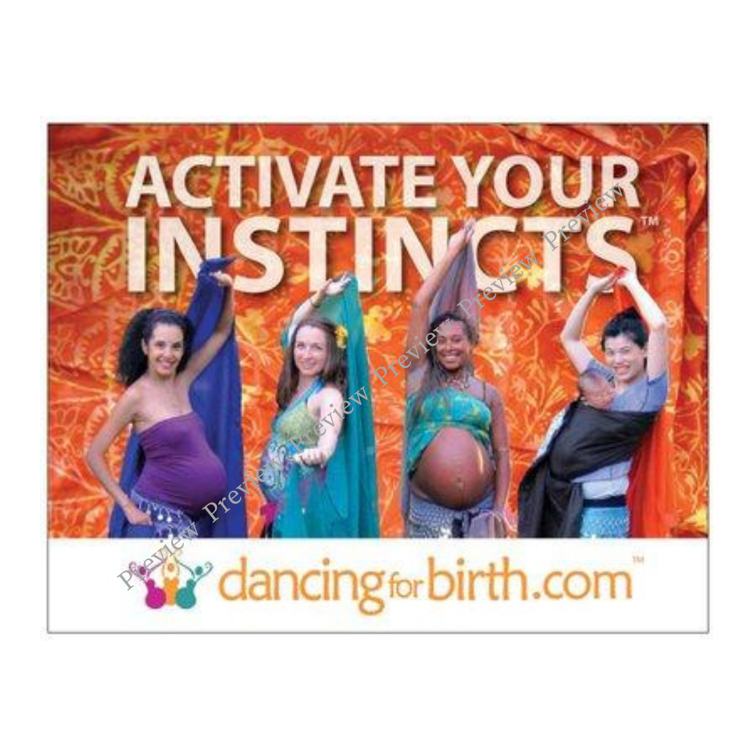 Dancing For Birth™ Post Card