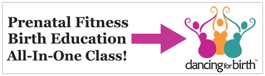 "Prenatal Fitness Birth Education All in One" Bumper Sticker